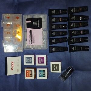 Beetles Poly Gel & Nail Tips, Peppi Gel Dip Powders & Accessories Bundle
